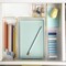 Martha Stewart Kerry Plastic Stackable Office Desk Drawer Organizers with Gold Trim, Various Sizes, Set of 8 BE-PB3371-G-8-CLRGLD-MS - alternate 10